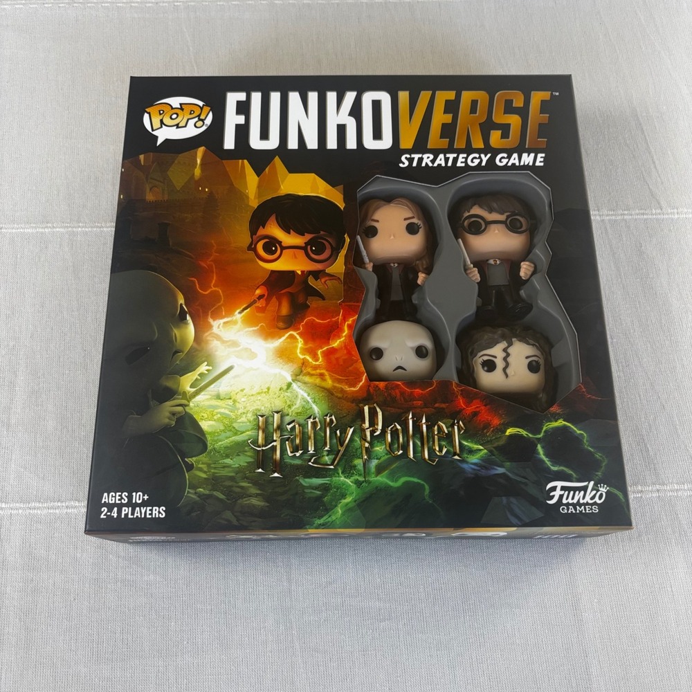 Funko Funkoverse Harry Potter 100 Strategy Game with 4 Exclusive Pop Figures